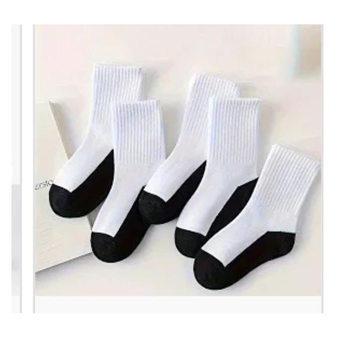 Black and White School Socks