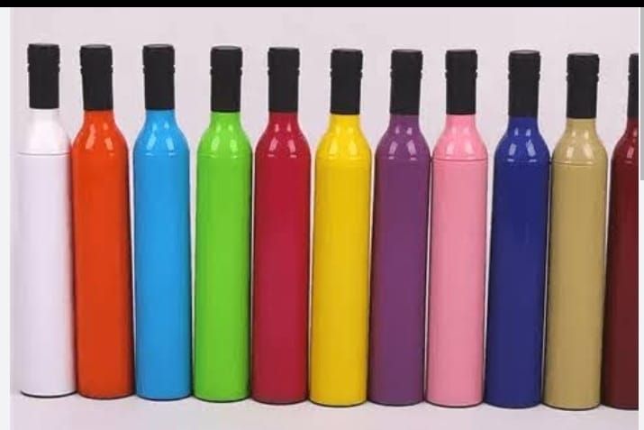 Portable Bottle Style Folding Umbrella