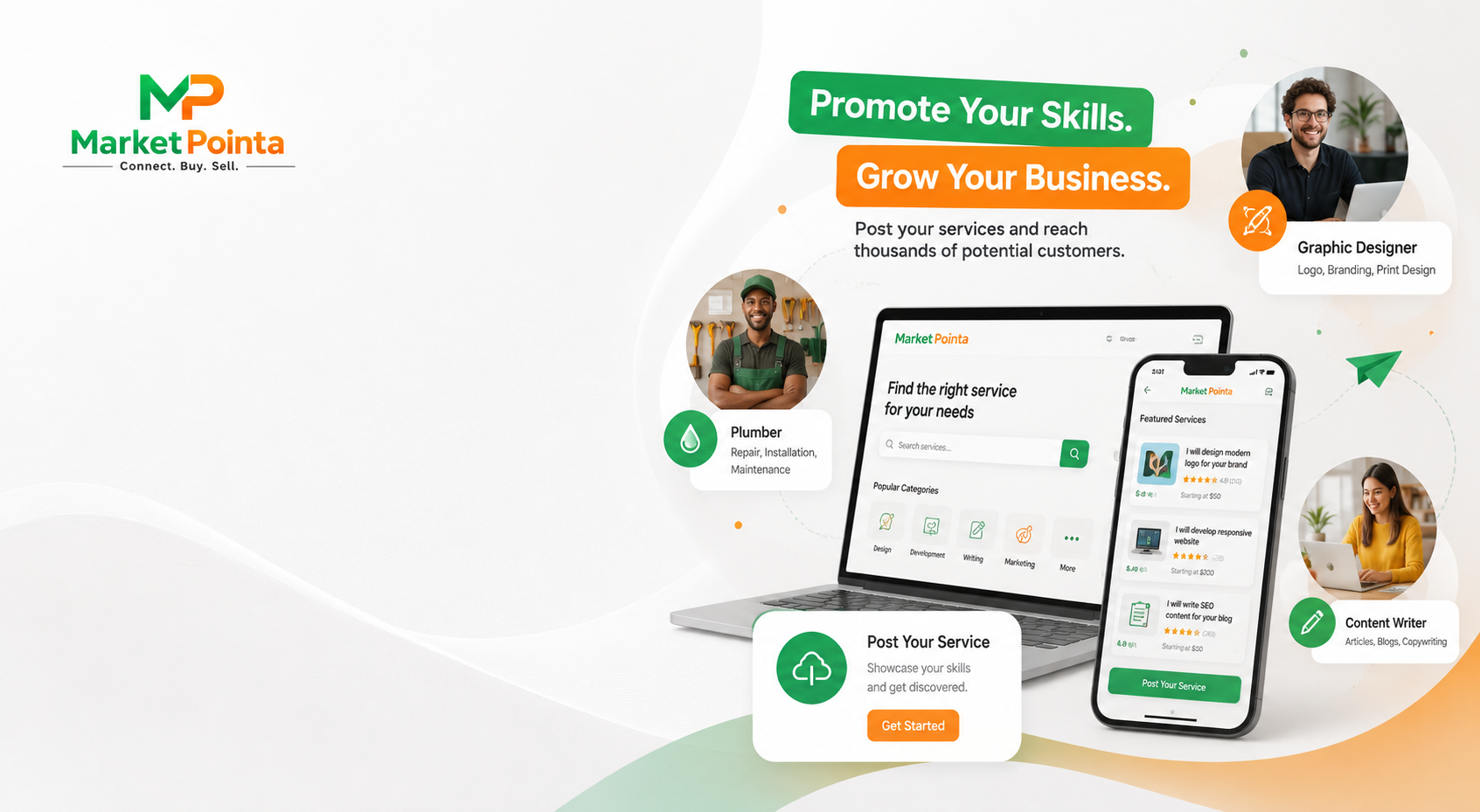Shop products and book services in one trusted marketplace